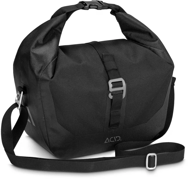 Acid Travlr 6L Handlebar Bag in Black